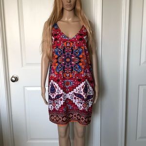 Gianni Bini M Dress Partial Open back Knee Length